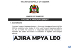 Ministry of Transport Board Vacancies 2026 – LATRA Consumer Consultative Council (CCC)