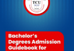TCU Guidebook 2026/2027 PDF for Qualified Secondary school holders