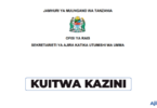 Tanganyika and Mpimbwe District Council Call for Work 2026