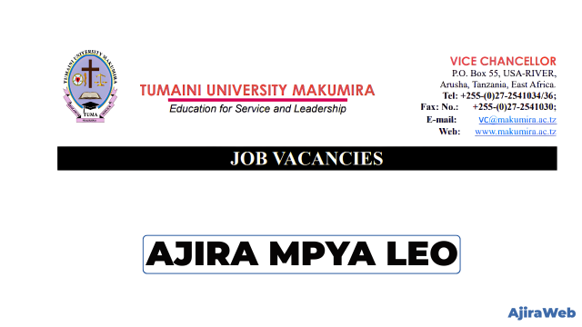 Tumaini University Makumira (TUMA) Vacancies 2026