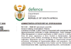 Administration Officer Vacancy at Department of Defence September 2026 (1)