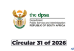 DPSA Circular 31 of 2026