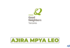 Good Neighbors Tanzania Human Resource Officer Job Vacancy 2026
