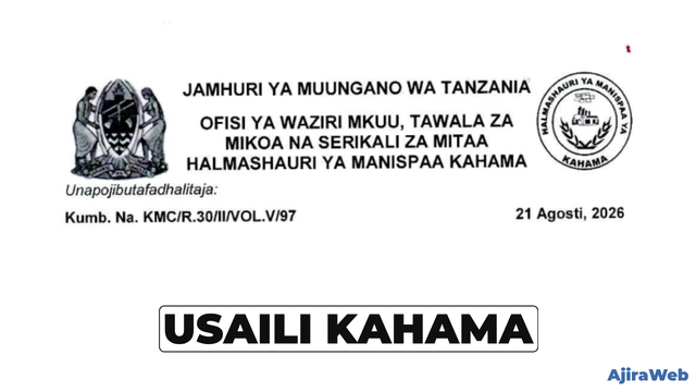 Kahama Municipal Council Revenue Collection Interview 2026