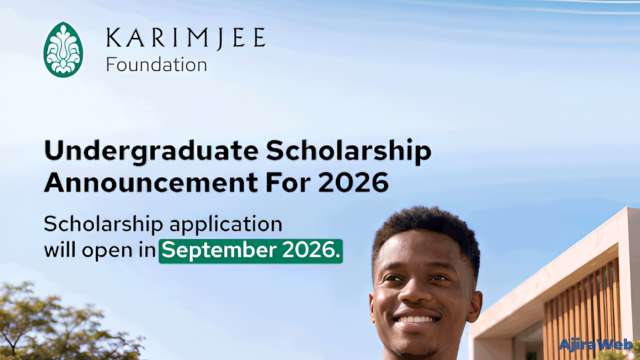 Karimjee Foundation Undergraduate Scholarship 2026/2027