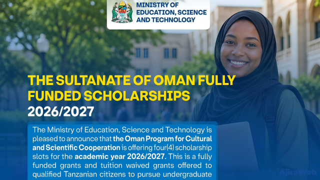 Sultanate of Oman Fully Funded Scholarships 2026/2027 for Tanzanian Students