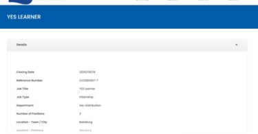 Clover YES Learnership 2026 in Boksburg: Grade 12 Required