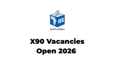 Electoral Commission of South Africa X90 Vacancies Open 2026