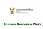 Human Resource Clerk Vacancies 2026 – 4 Posts