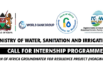 Ministry of Water, Sanitation and Irrigation Internship Programme 2027 (65 Posts)