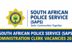 South African Police Service (SAPS) Administration Clerk Vacancies 2026