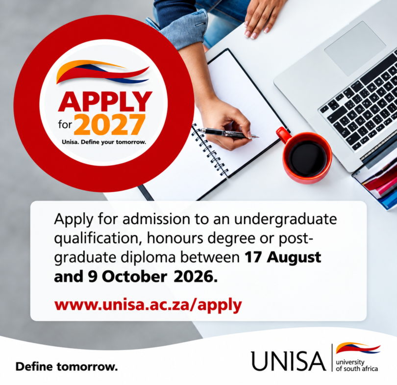 Unisa Applications 2027: How to Apply Online Step by Step