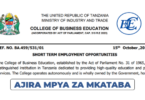 College of Business Education (CBE) Contract Vacancies 2026