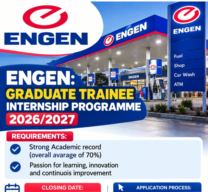 Engen Graduate Trainee Internship Programme 2026/2027
